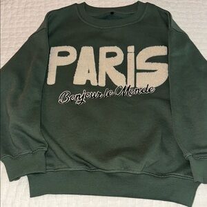 ZARA Girls Paris Bonjour le Monde' sweatshirt